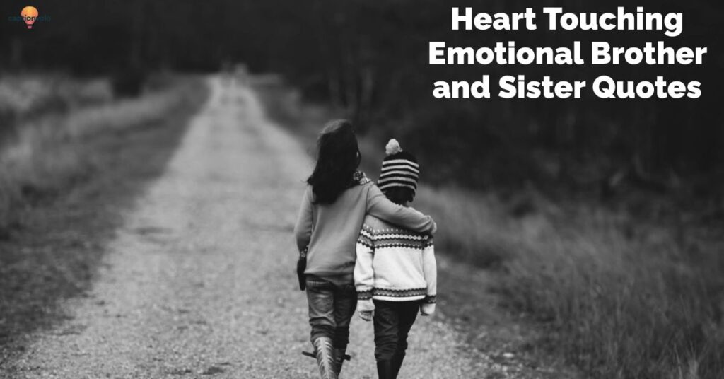 Heart Touching Emotional Brother and Sister Quotes