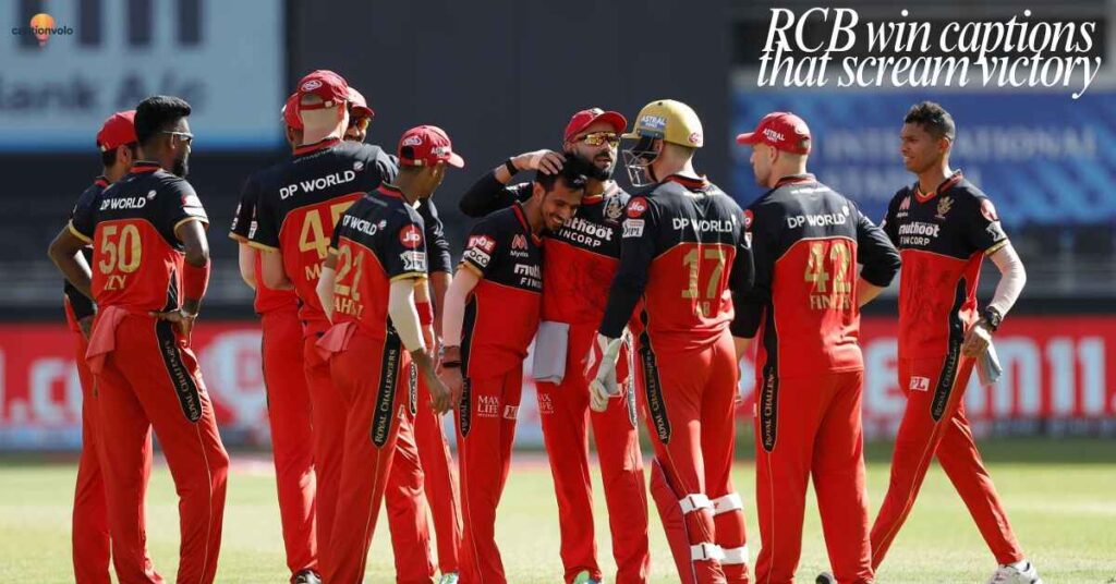 RCB win captions that scream victory