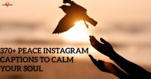 370+ Peace Instagram Captions to Calm Your Soul