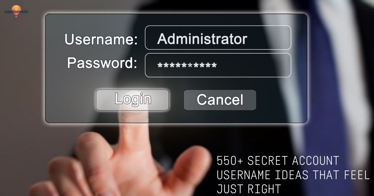 550+ Secret Account Username Ideas That Feel Just Right