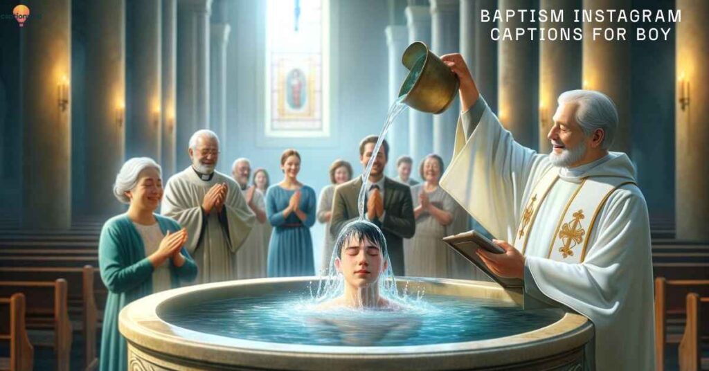 Baptism Instagram captions for boy