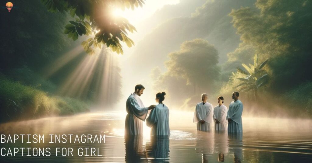 Baptism Instagram captions for girl