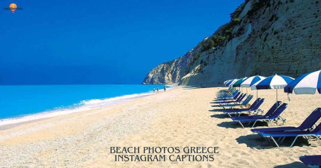 Beach Photos Greece Instagram Captions