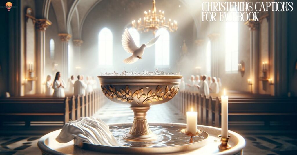 Christening captions for Facebook