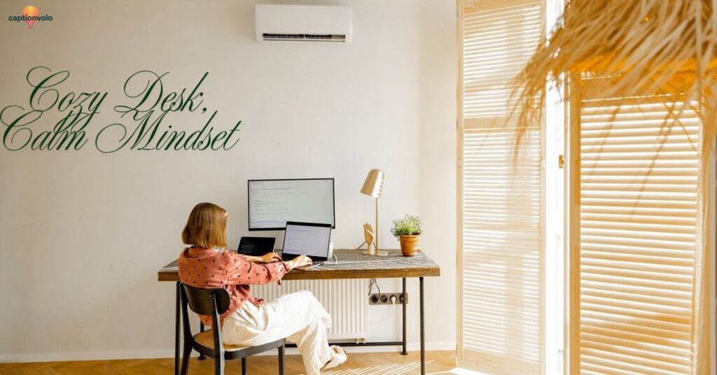 Cozy Desk, Calm Mindset