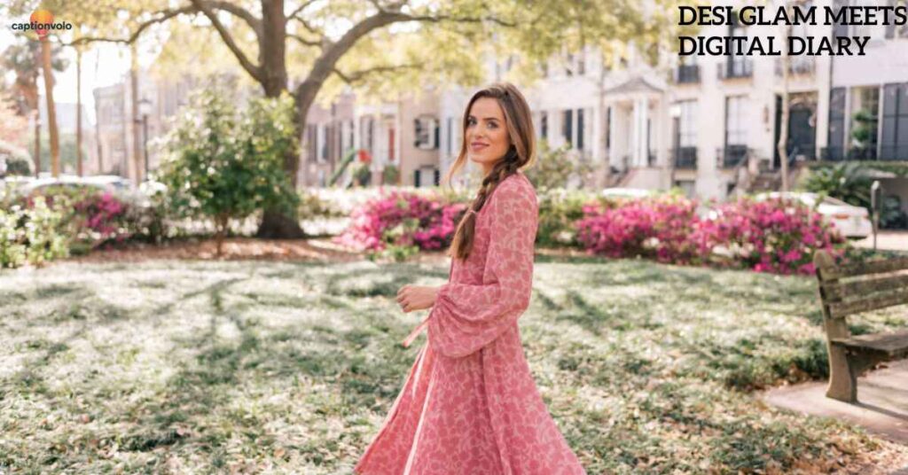 Desi Glam Meets Digital Diary