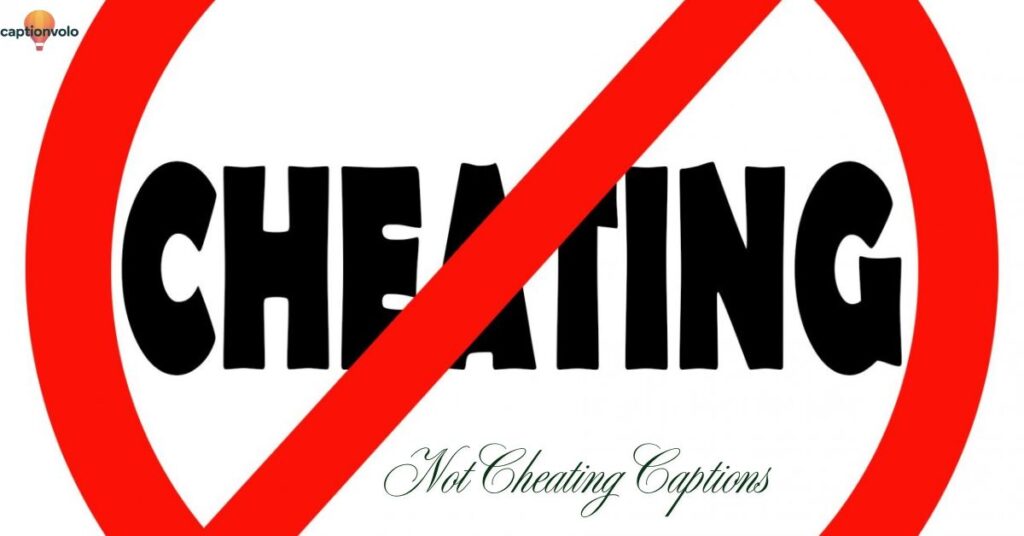Not Cheating Captions