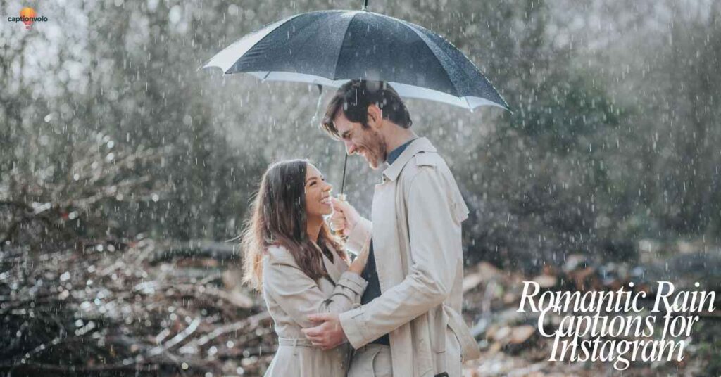 Romantic Rain Captions for Instagram