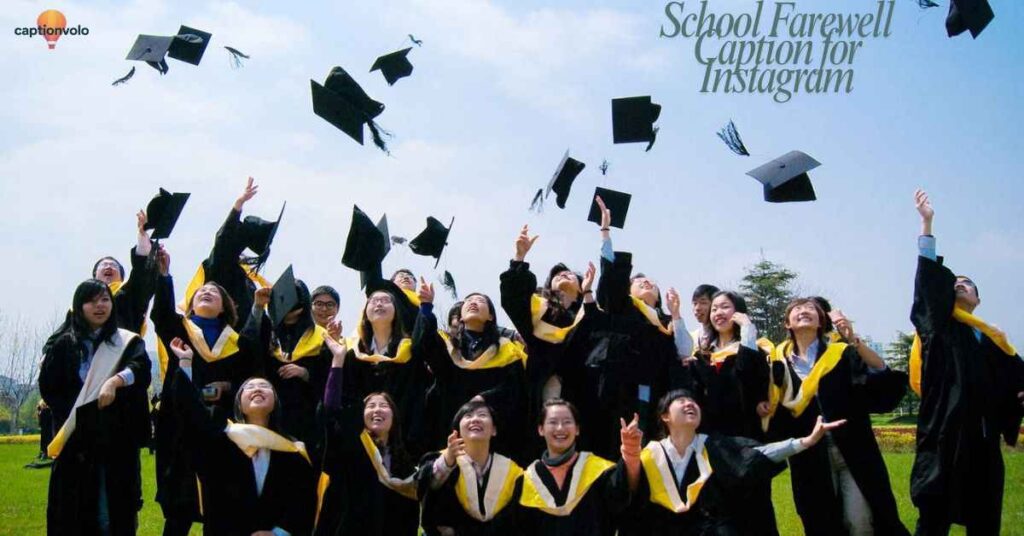 School Farewell Caption for Instagram